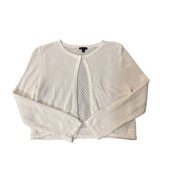 Talbots Cardigan Womens S Used Knit White - Picture 5 of 16